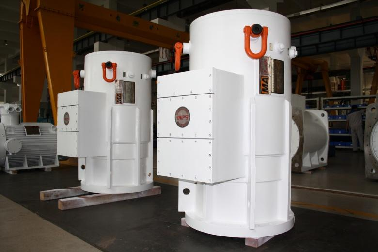 一、產(chǎn)品概述本系列電機(jī)機(jī)座號H355～630，電機(jī)采用鋼板焊接筒形結(jié)構(gòu)，重量輕、剛性好、外形美觀。冷卻方式分為水冷和風(fēng)冷